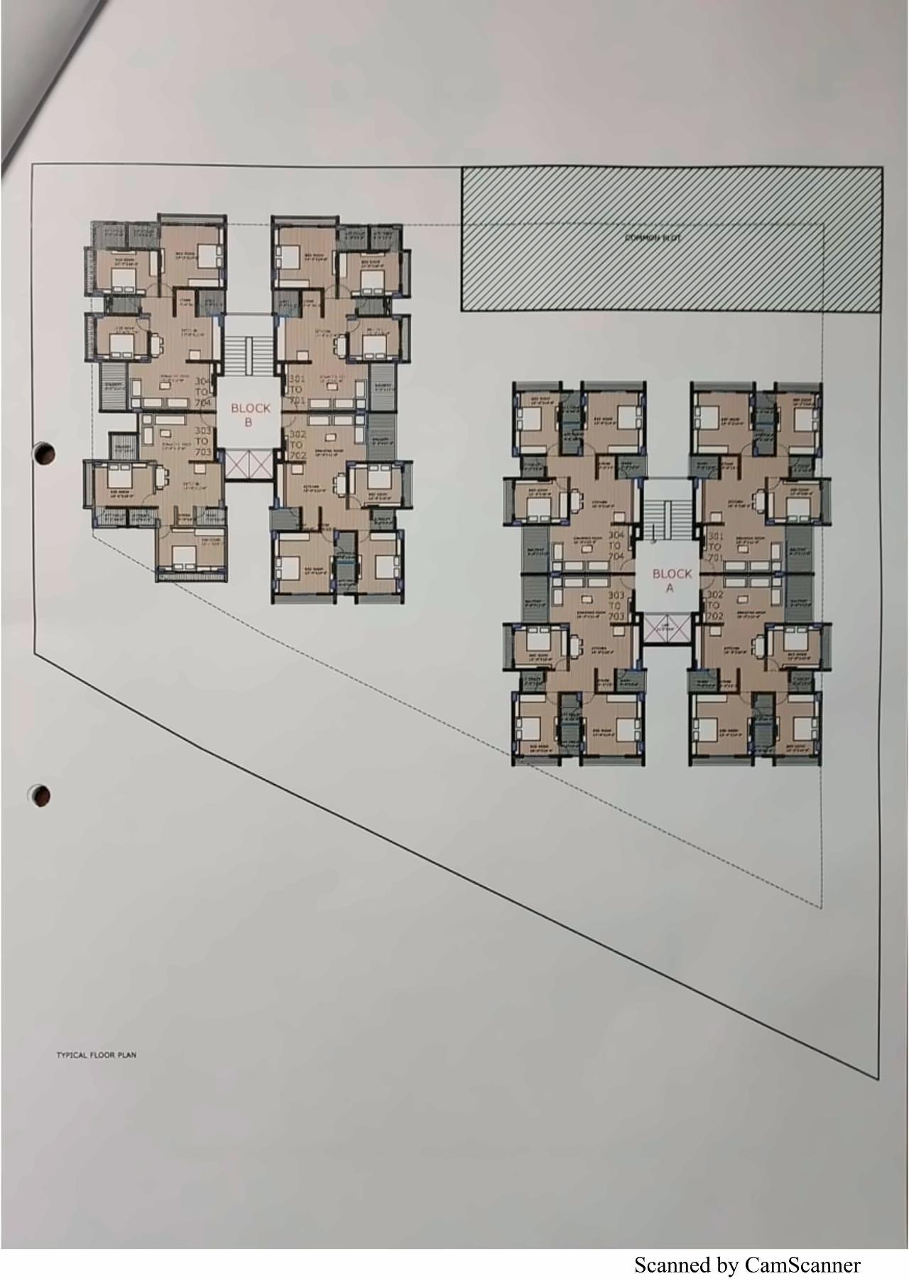 Layout of real estate project Shree located at Uvarsad, Gandhinagar, Gujarat