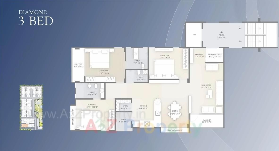 Layout of real estate project Shreedhar Century located at Randesan, Gandhinagar, Gujarat