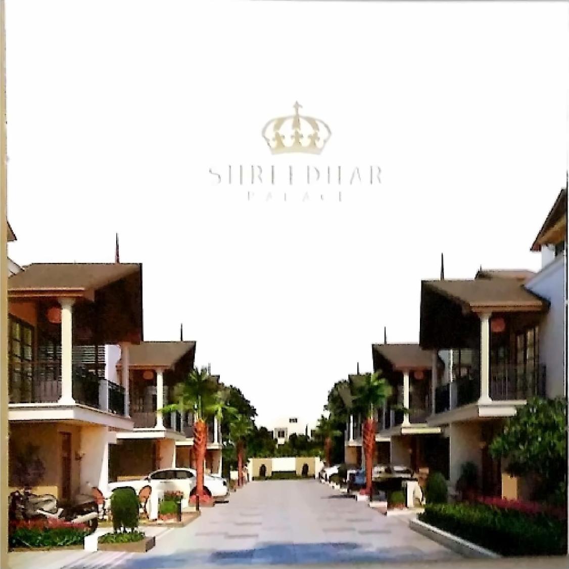 3D Elevation of real estate project Shreedhar Palace located at Nana-chiloda, Gandhinagar, Gujarat