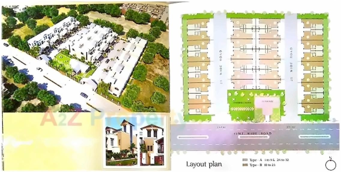 Layout of real estate project Shreedhar Palace located at Nana-chiloda, Gandhinagar, Gujarat