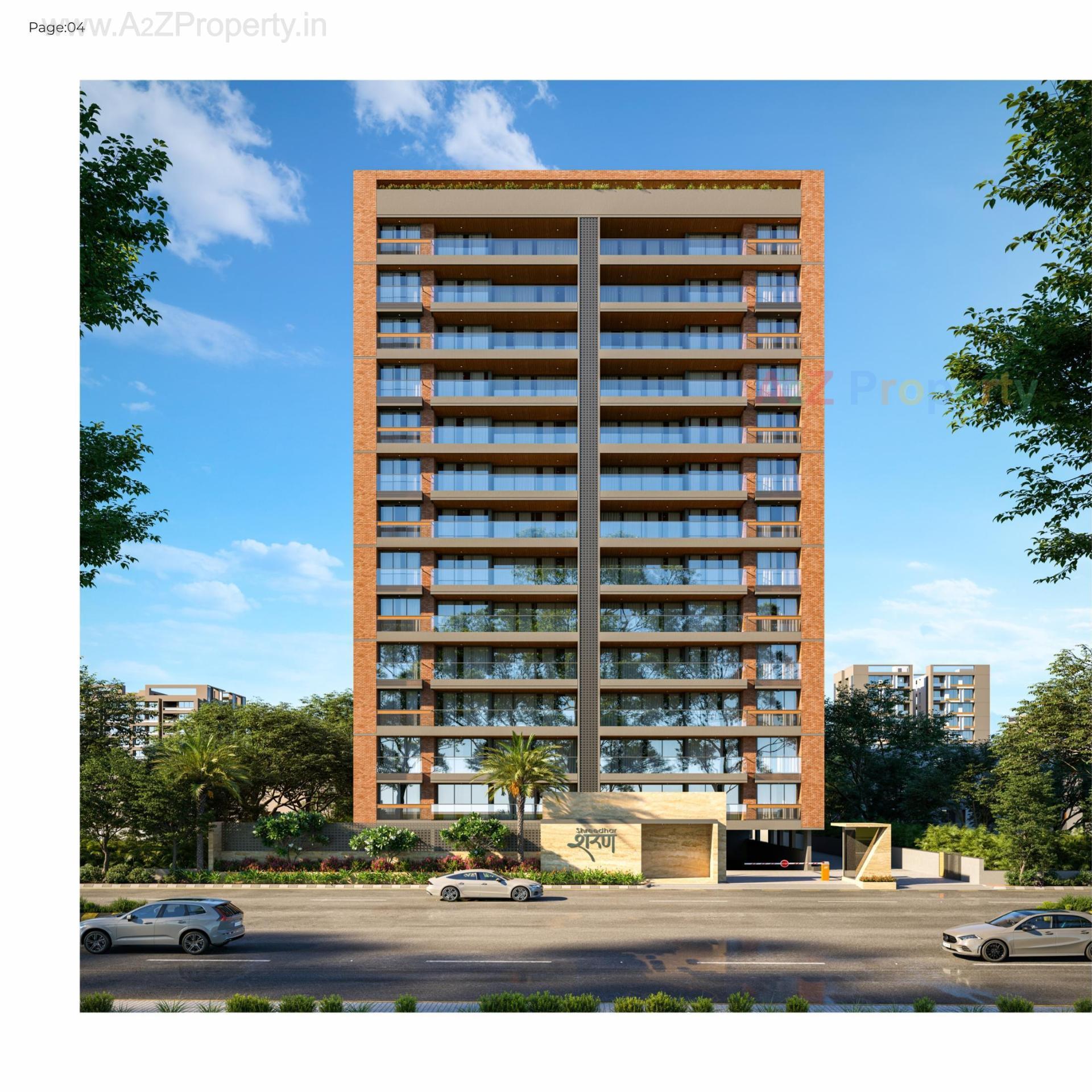 3D Elevation of real estate project Shreedhar Sharan located at Koba, Gandhinagar, Gujarat