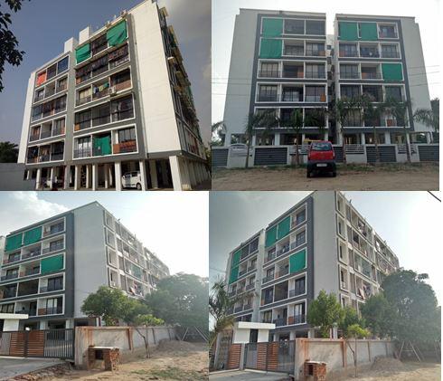 167696_const of real estate project Shreeji Apartments located at Randheja, Gandhinagar, Gujarat