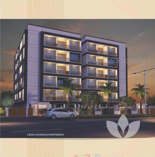 Elevation of real estate project Shreeji Apartments located at Randheja, Gandhinagar, Gujarat