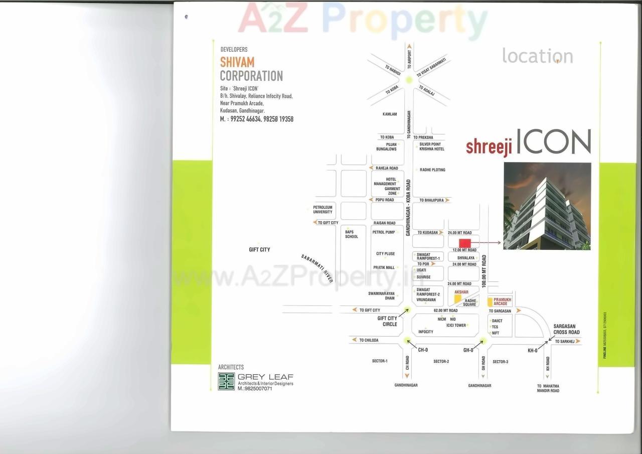  of real estate project Shreeji Icon located at Kudasan, Gandhinagar, Gujarat