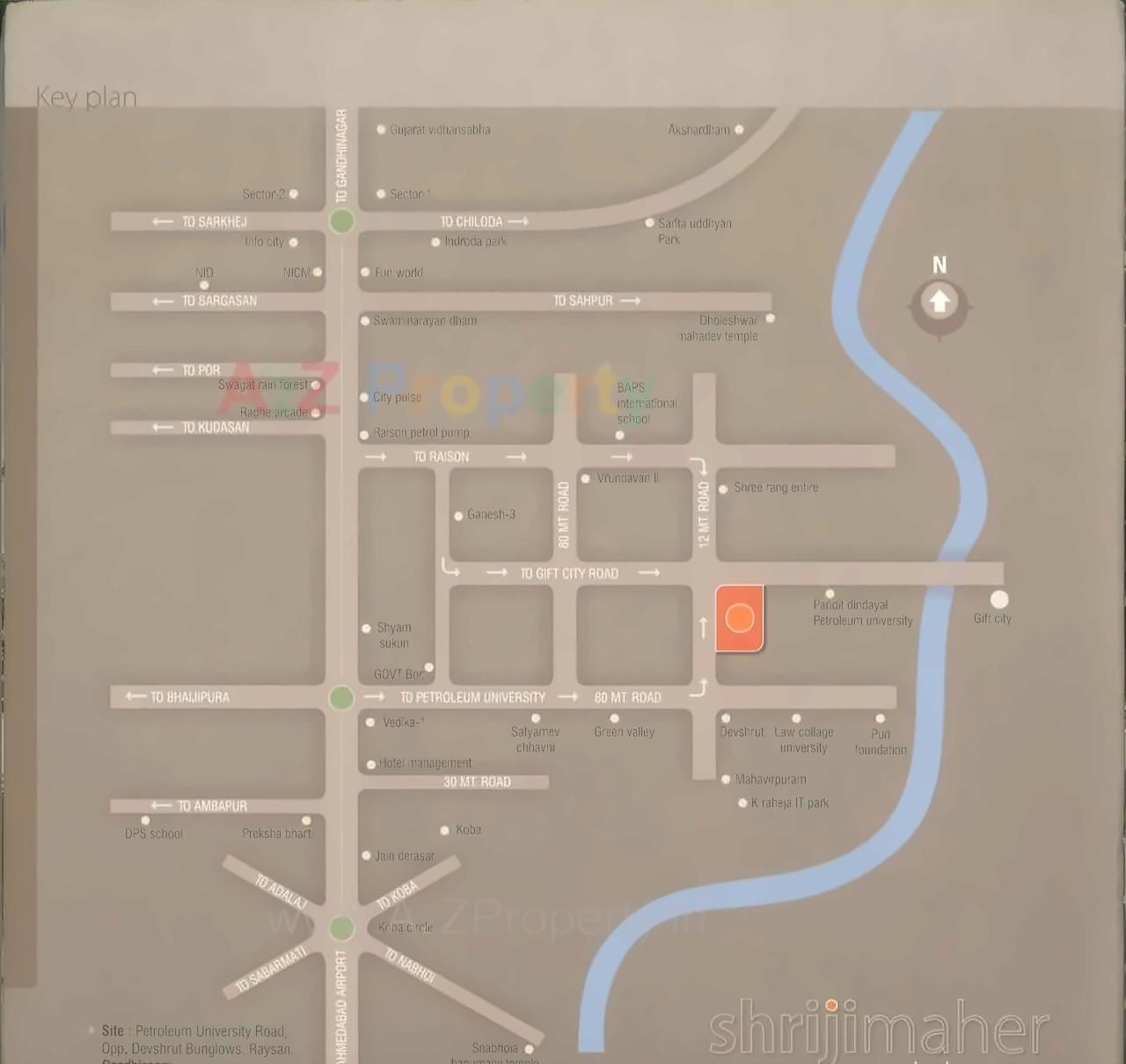  of real estate project Shreeji Maher located at Raysan, Gandhinagar, Gujarat