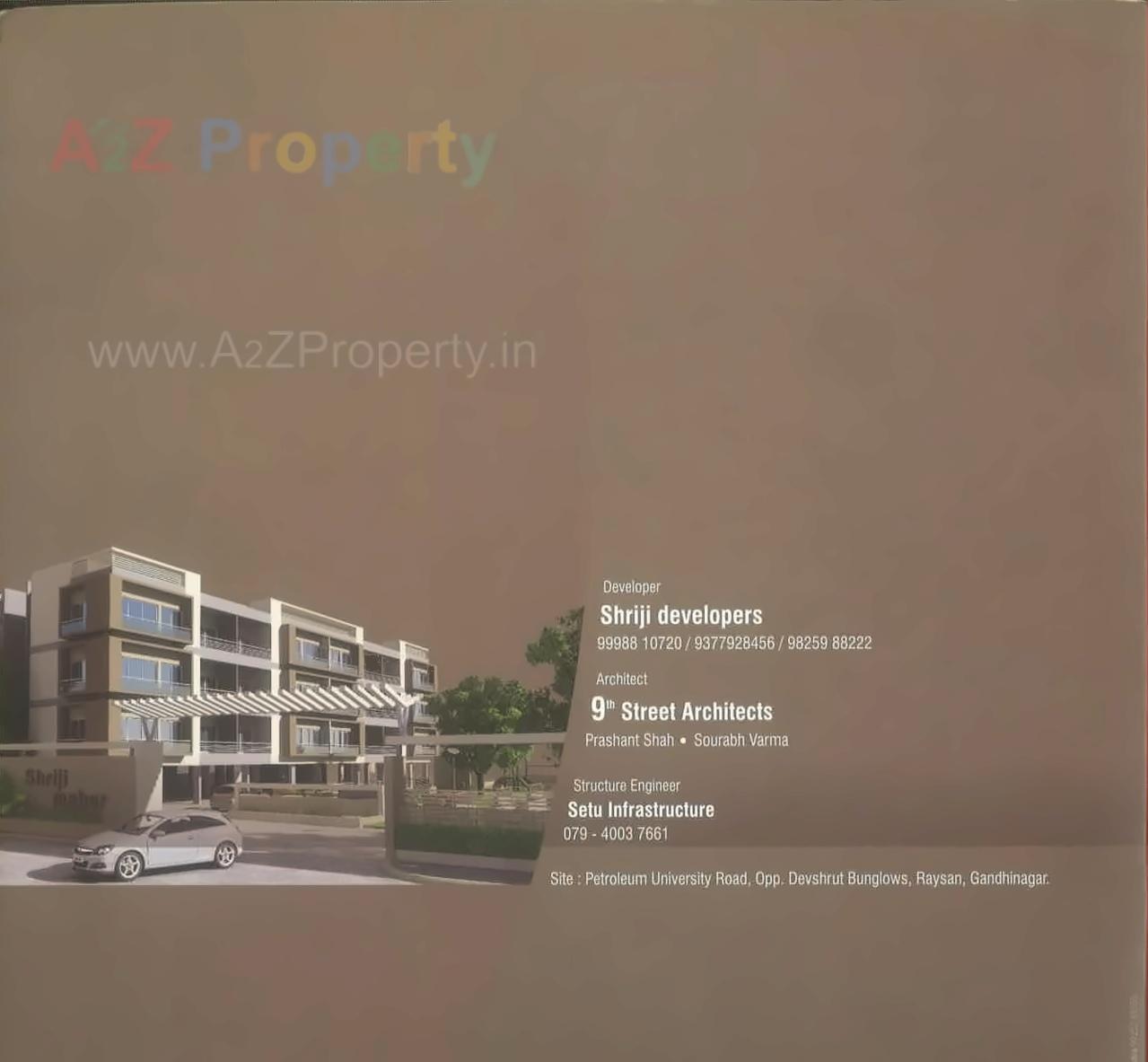 3D Elevation of real estate project Shreeji Maher located at Raysan, Gandhinagar, Gujarat