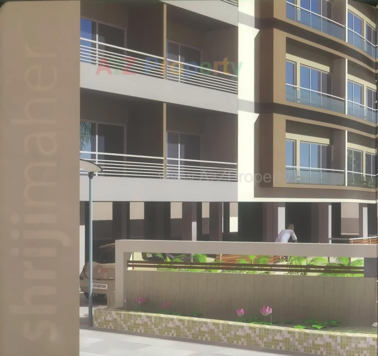 3D Elevation of real estate project Shreeji Maher located at Raysan, Gandhinagar, Gujarat