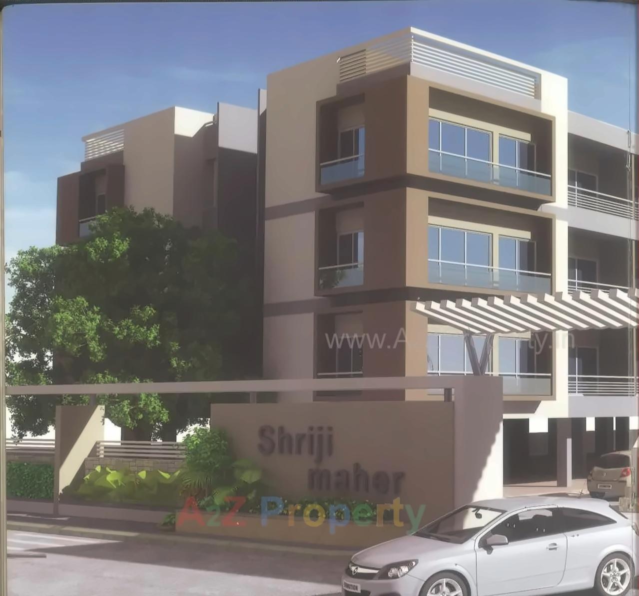 3D Elevation of real estate project Shreeji Maher located at Raysan, Gandhinagar, Gujarat