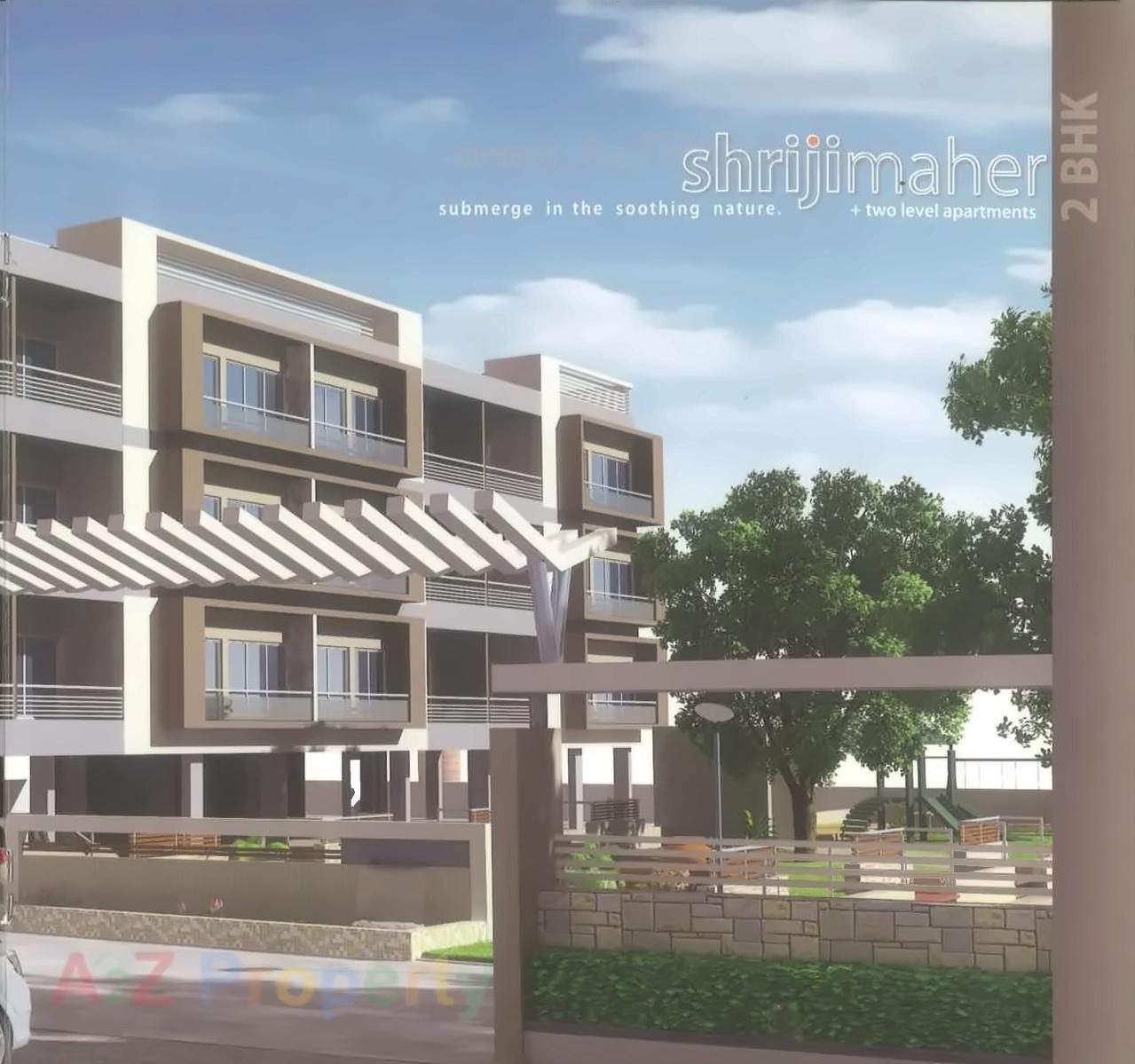 3D Elevation of real estate project Shreeji Maher located at Raysan, Gandhinagar, Gujarat