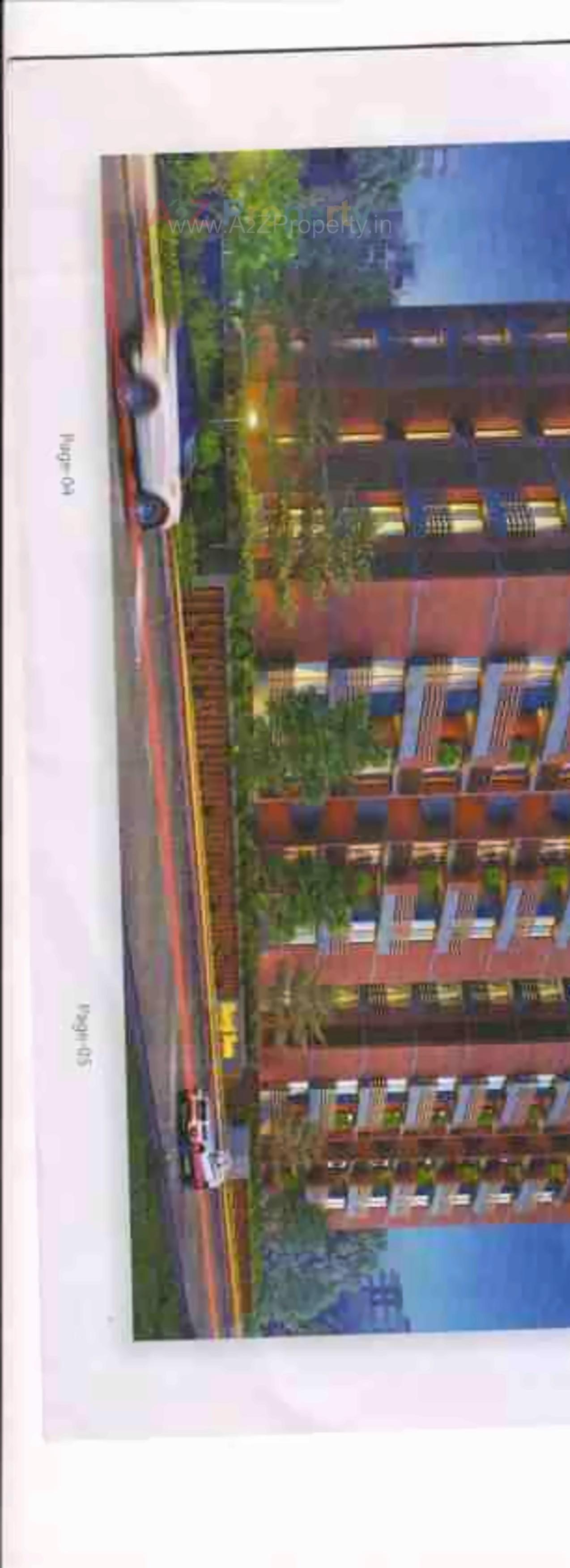 3D Elevation of real estate project Shreeji Shaan located at Kudasan, Gandhinagar, Gujarat