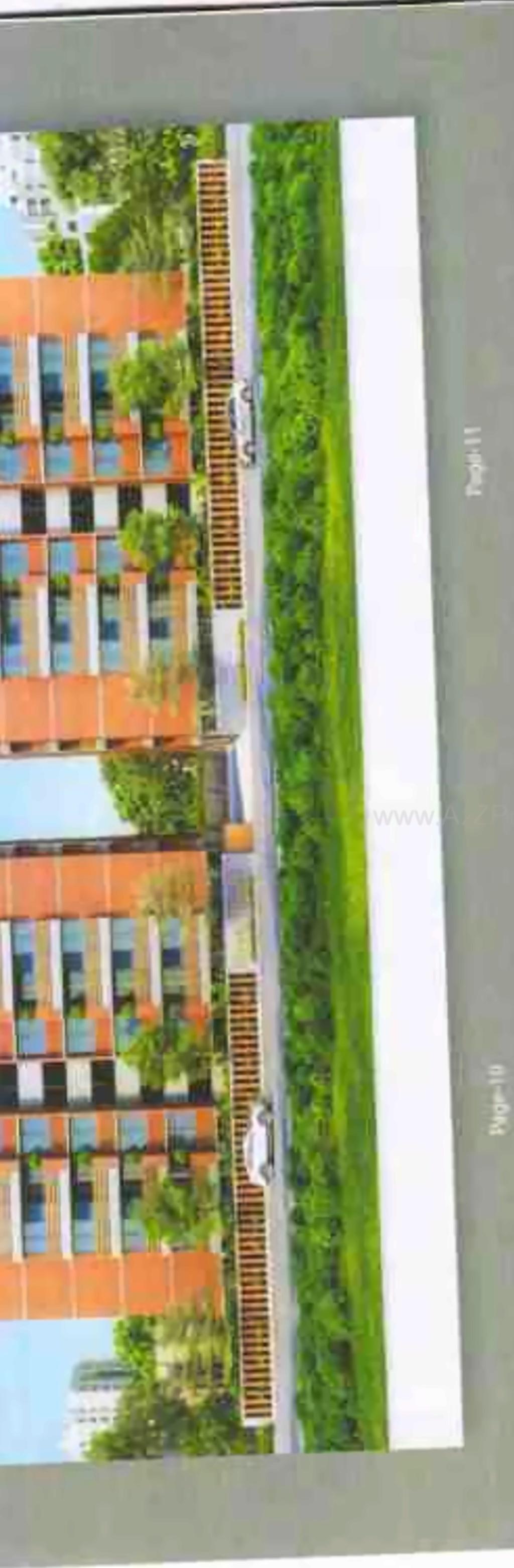 3D Elevation of real estate project Shreeji Shaan located at Kudasan, Gandhinagar, Gujarat