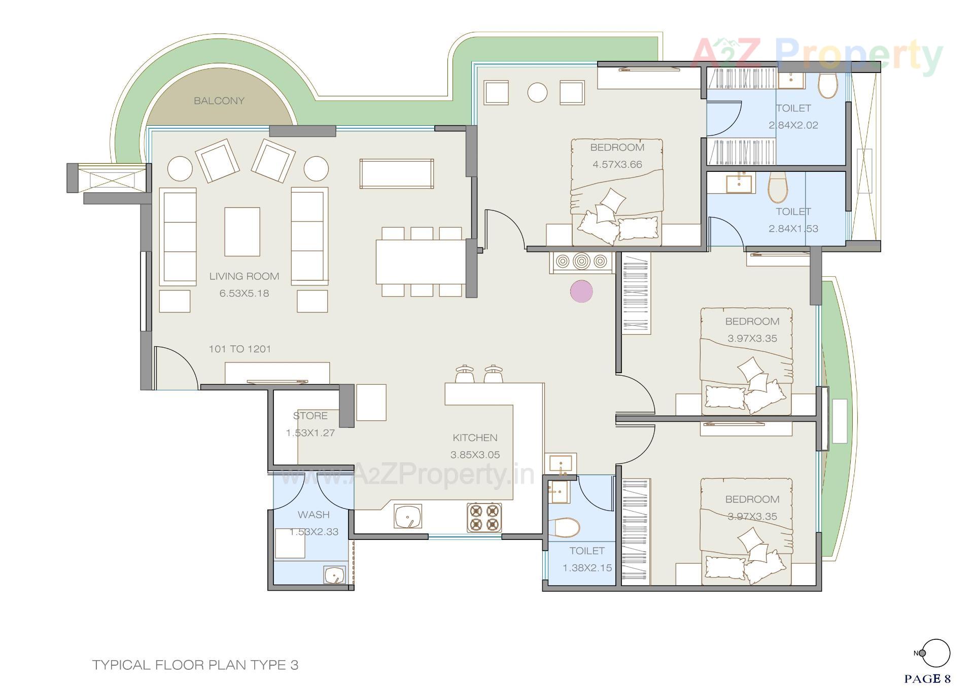 Layout of real estate project Shreeji Siesta located at Kudasan, Gandhinagar, Gujarat