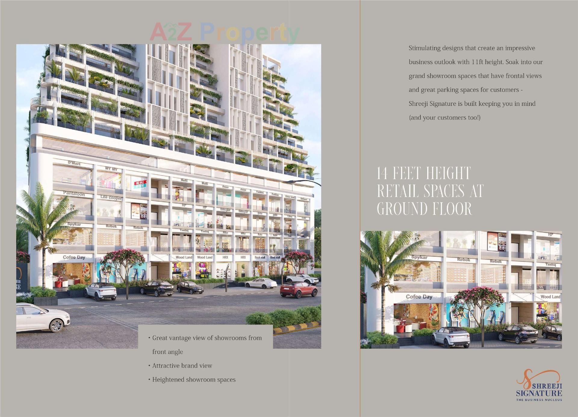 3D Elevation of real estate project Shreeji Signature located at Gandhinagar, Gandhinagar, Gujarat