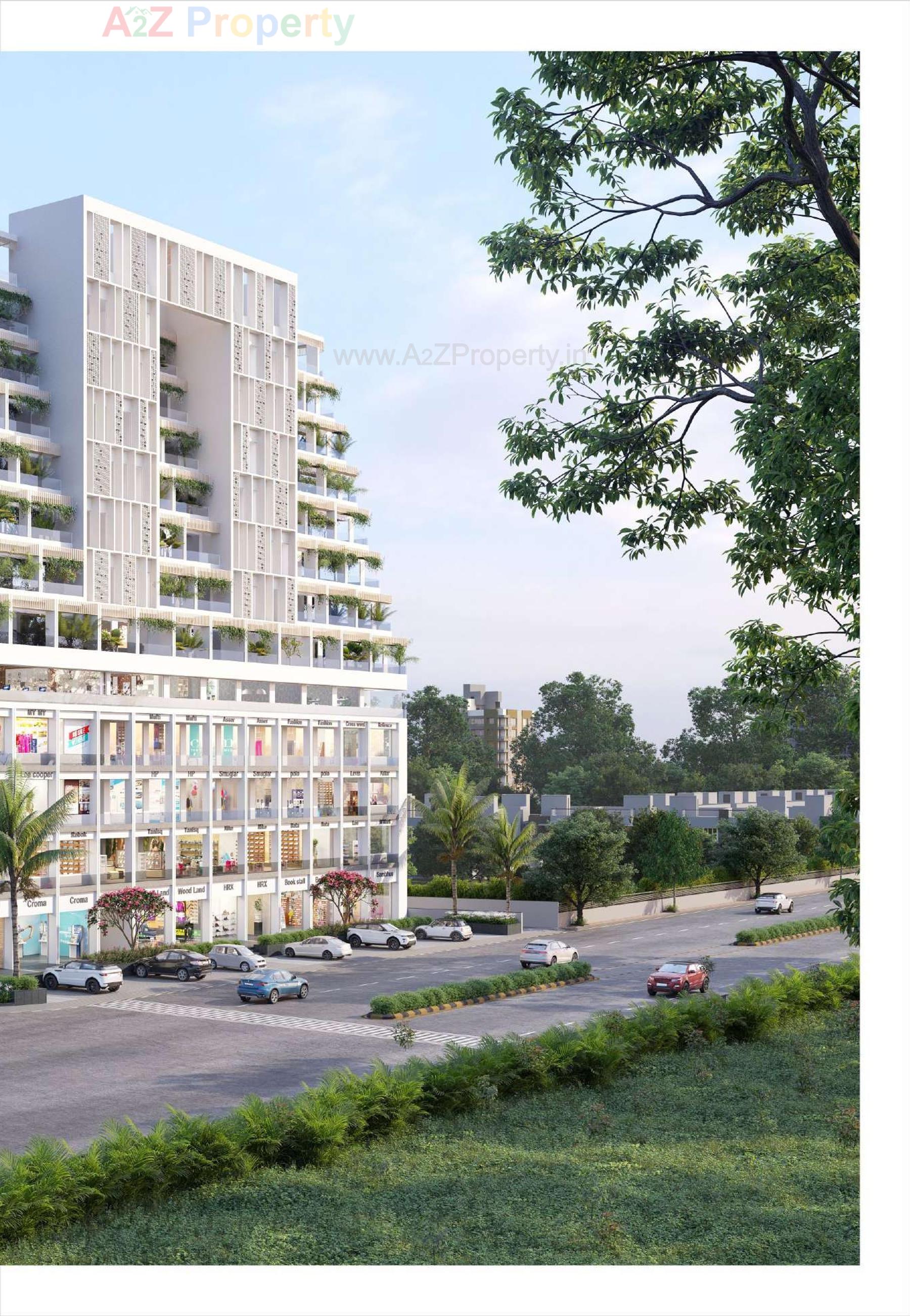 3D Elevation of real estate project Shreeji Signature located at Gandhinagar, Gandhinagar, Gujarat