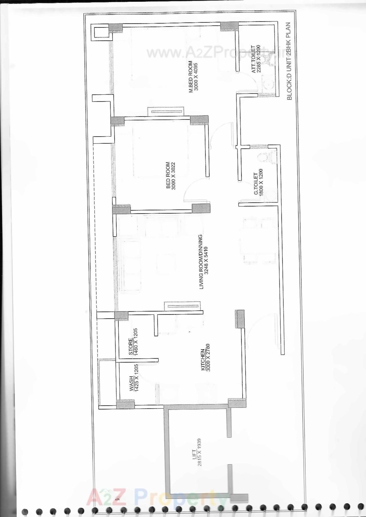 Layout of real estate project Shreenath Classic located at Nana-chiloda, Gandhinagar, Gujarat