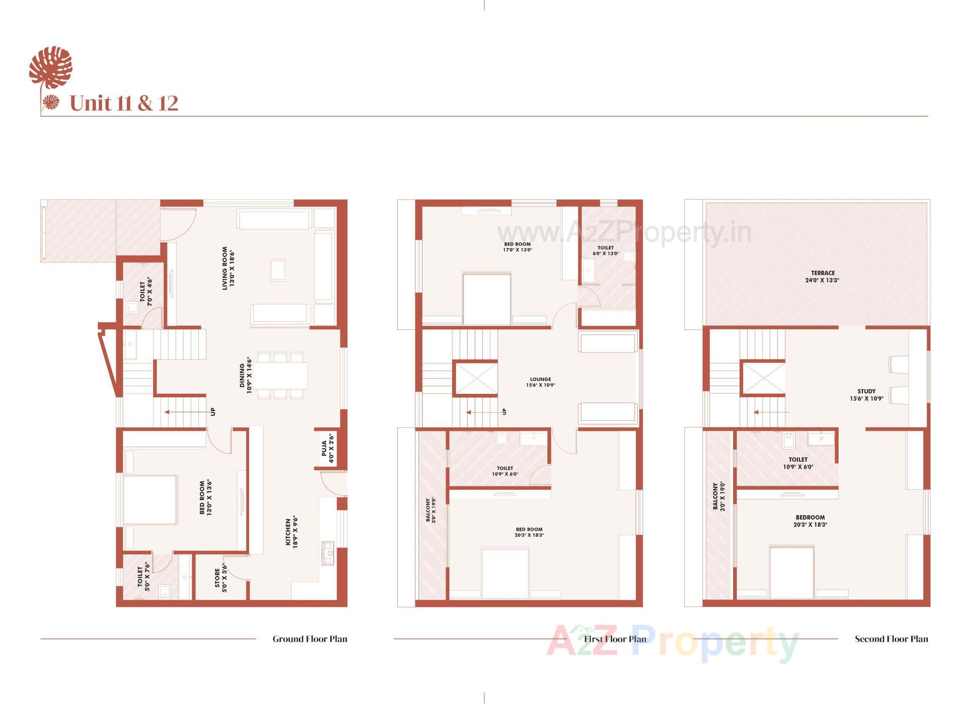 Layout of real estate project Shreerang Solitaire located at Raysan, Gandhinagar, Gujarat