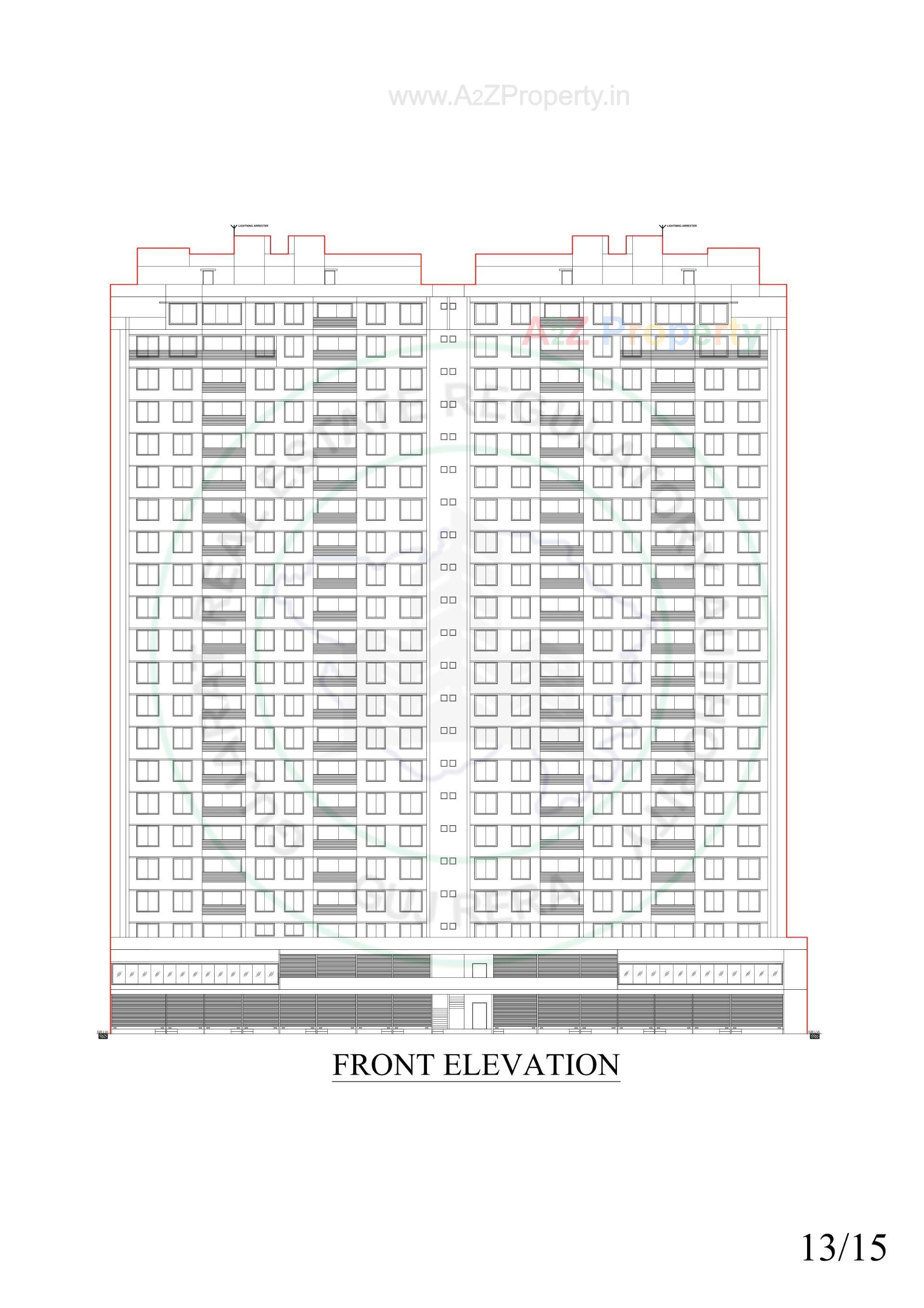 Layout of real estate project Shreeya Amazia located at Sargasan, Gandhinagar, Gujarat