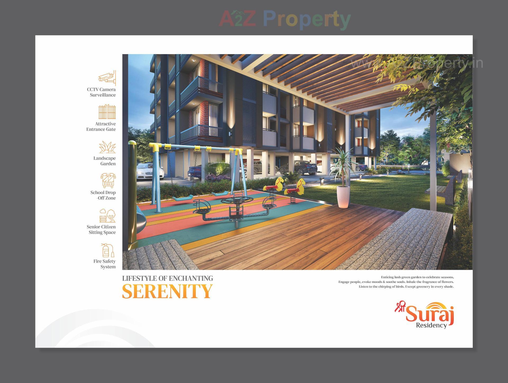 3D Elevation of real estate project Shri Suraj Residency located at Vavol, Gandhinagar, Gujarat
