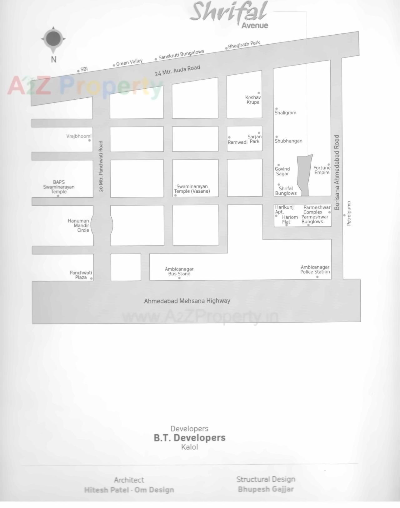  of real estate project Shrifal Avenue located at Kalol, Gandhinagar, Gujarat