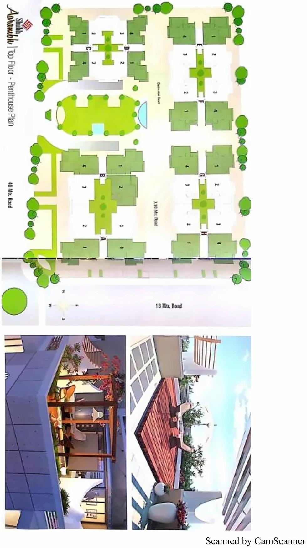 Layout of real estate project Shubh Aarambh located at Randesan, Gandhinagar, Gujarat