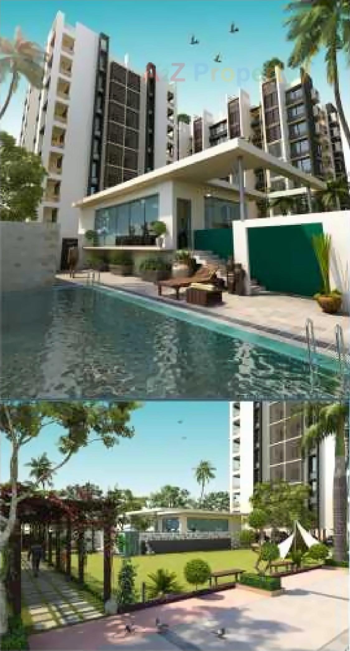 3D Elevation of real estate project Shubh Pioneer located at Koba, Gandhinagar, Gujarat