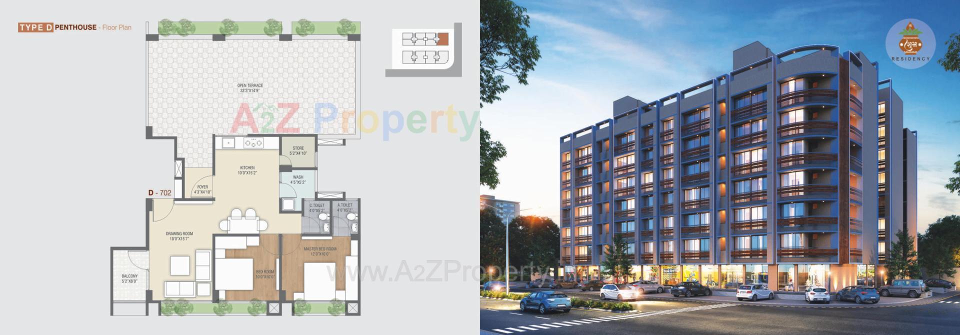  of real estate project Shubh Residency located at Mehsana, Gandhinagar, Gujarat