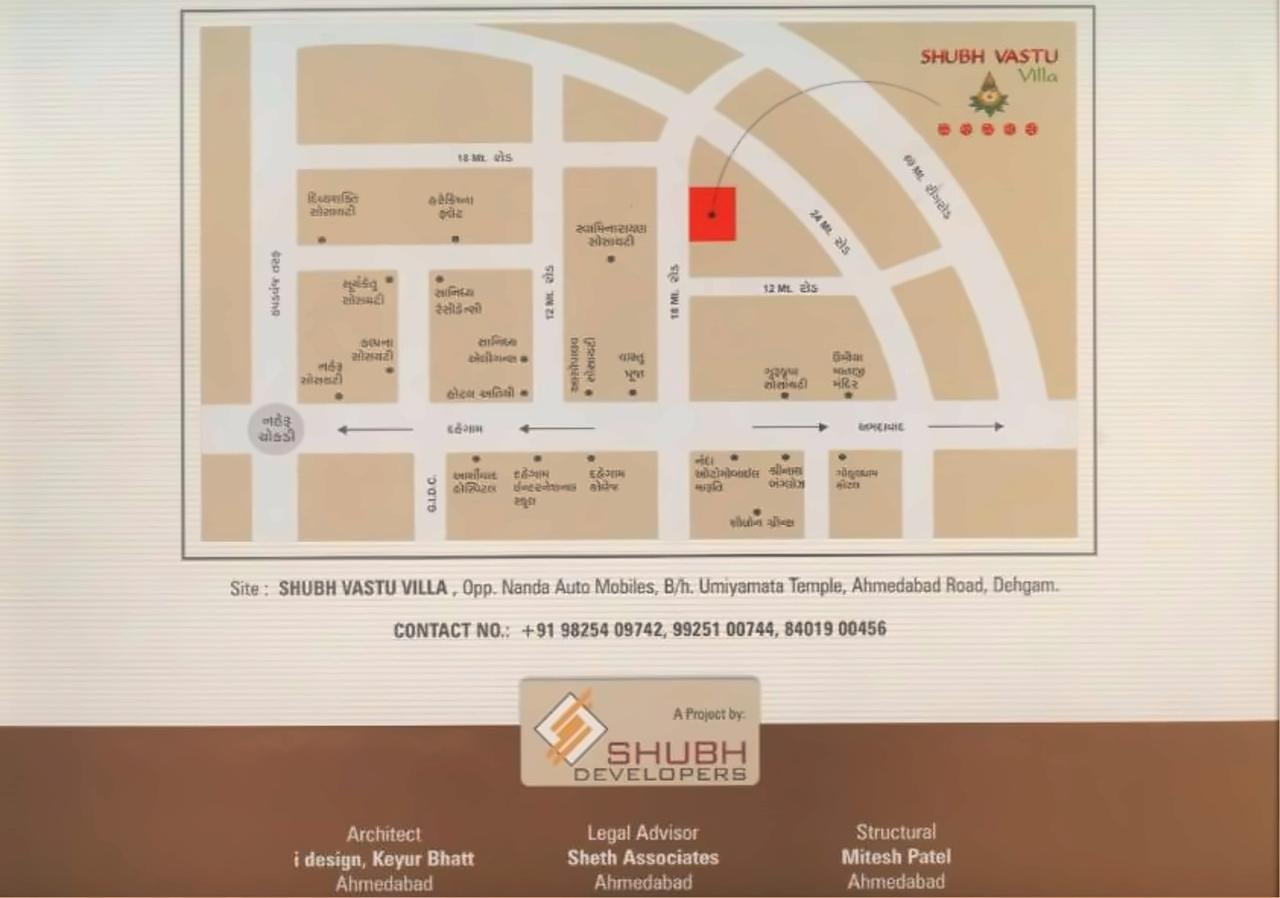  of real estate project Shubh Vastu Villa located at Dehgam, Gandhinagar, Gujarat