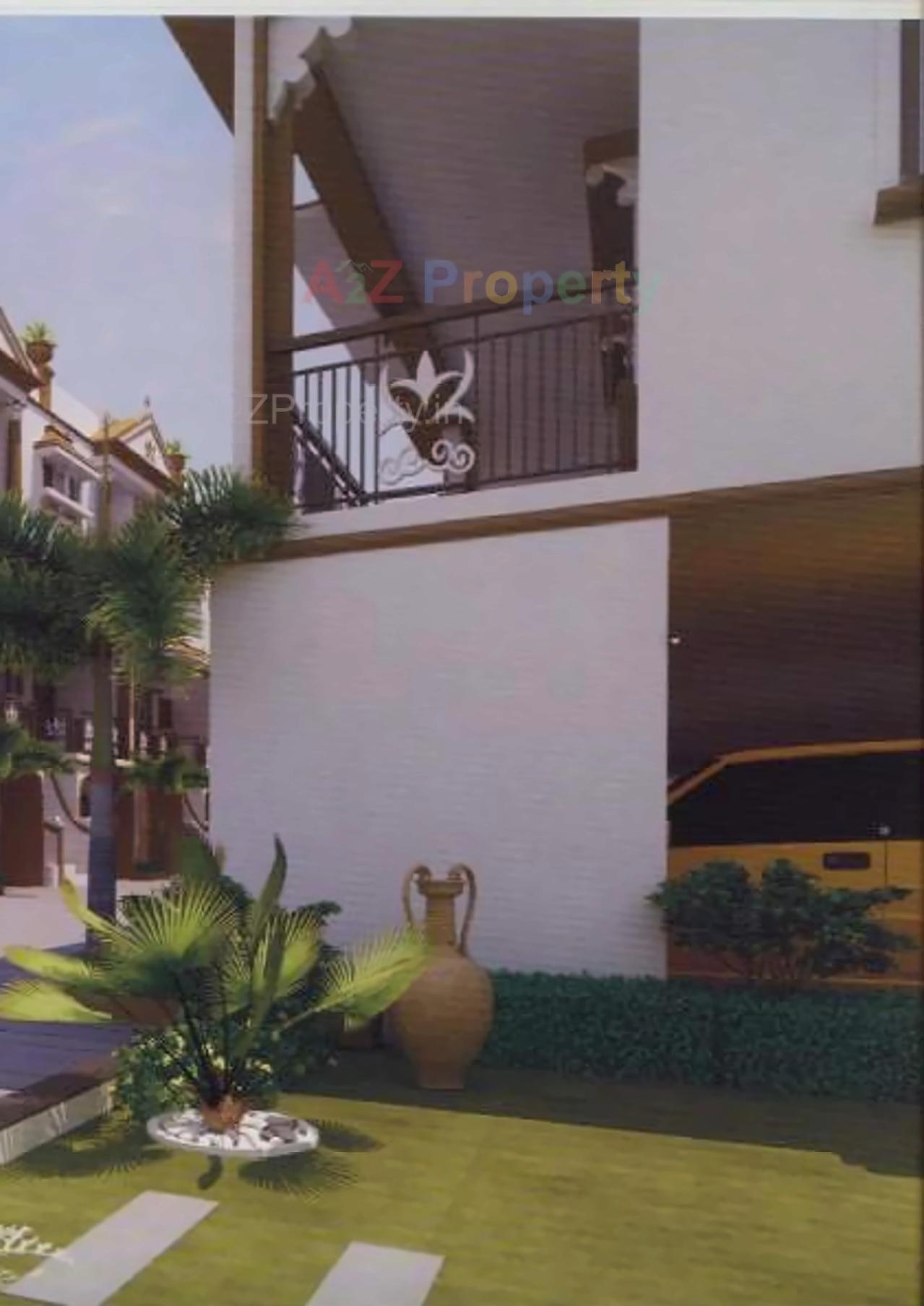 3D Elevation of real estate project Shubh Vastu Villa located at Dehgam, Gandhinagar, Gujarat