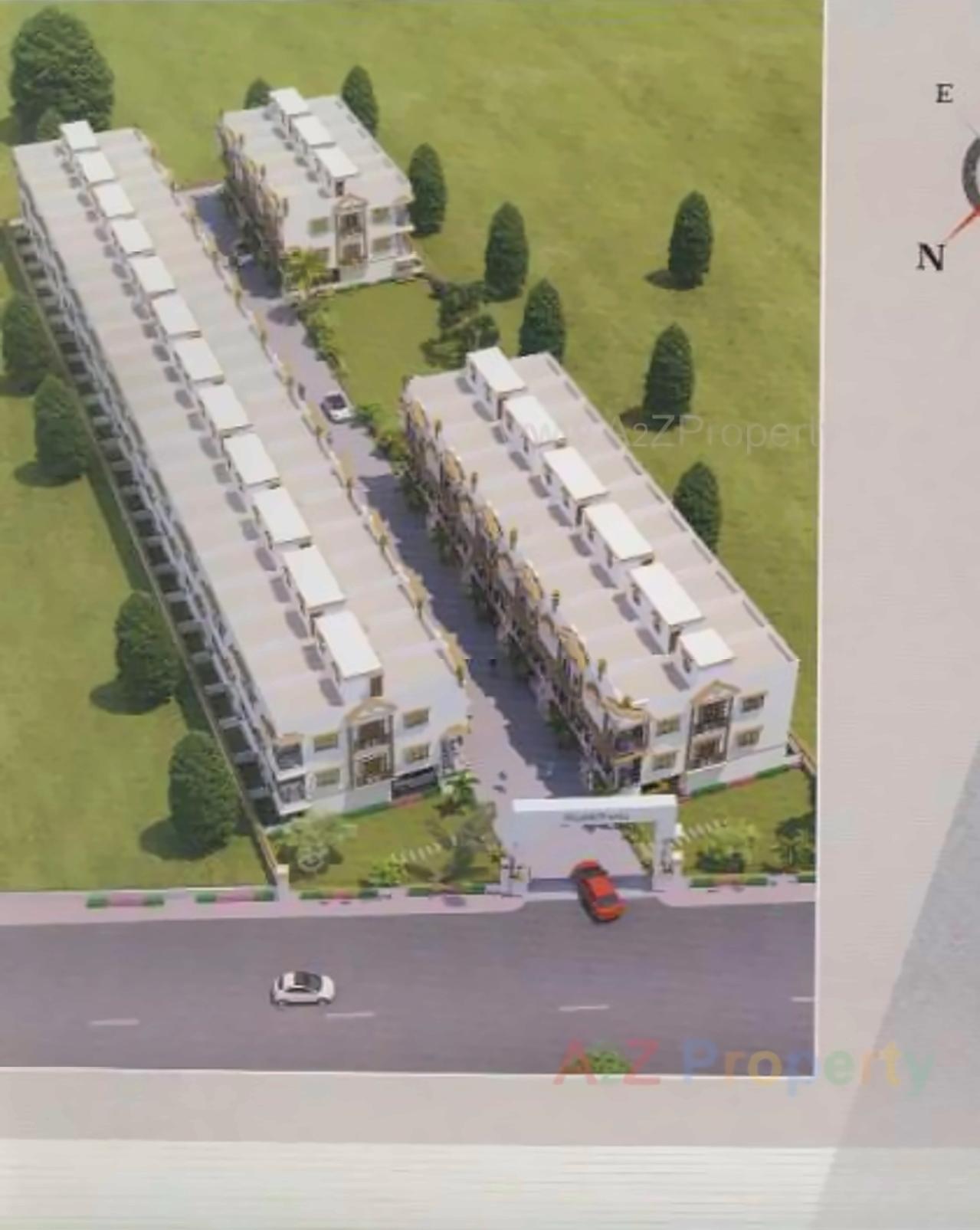 3D Elevation of real estate project Shubh Vastu Villa located at Dehgam, Gandhinagar, Gujarat