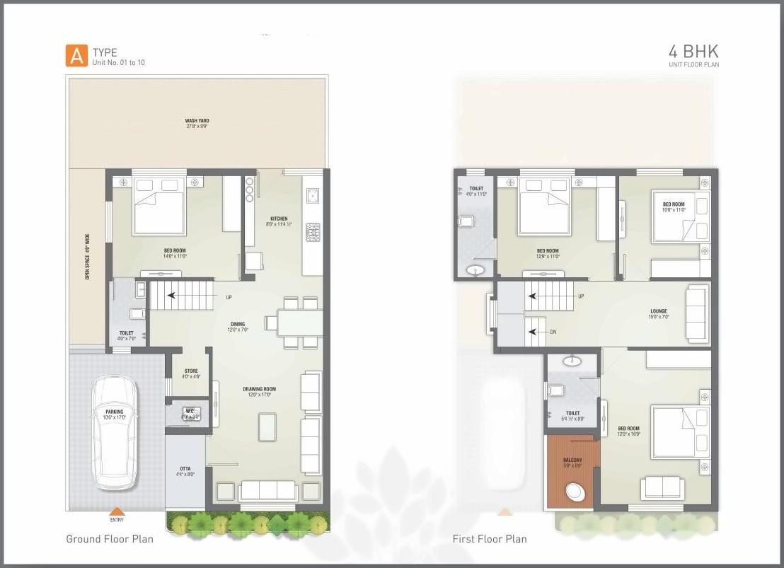 Layout of real estate project Shyam Bungalows located at Borisana, Gandhinagar, Gujarat