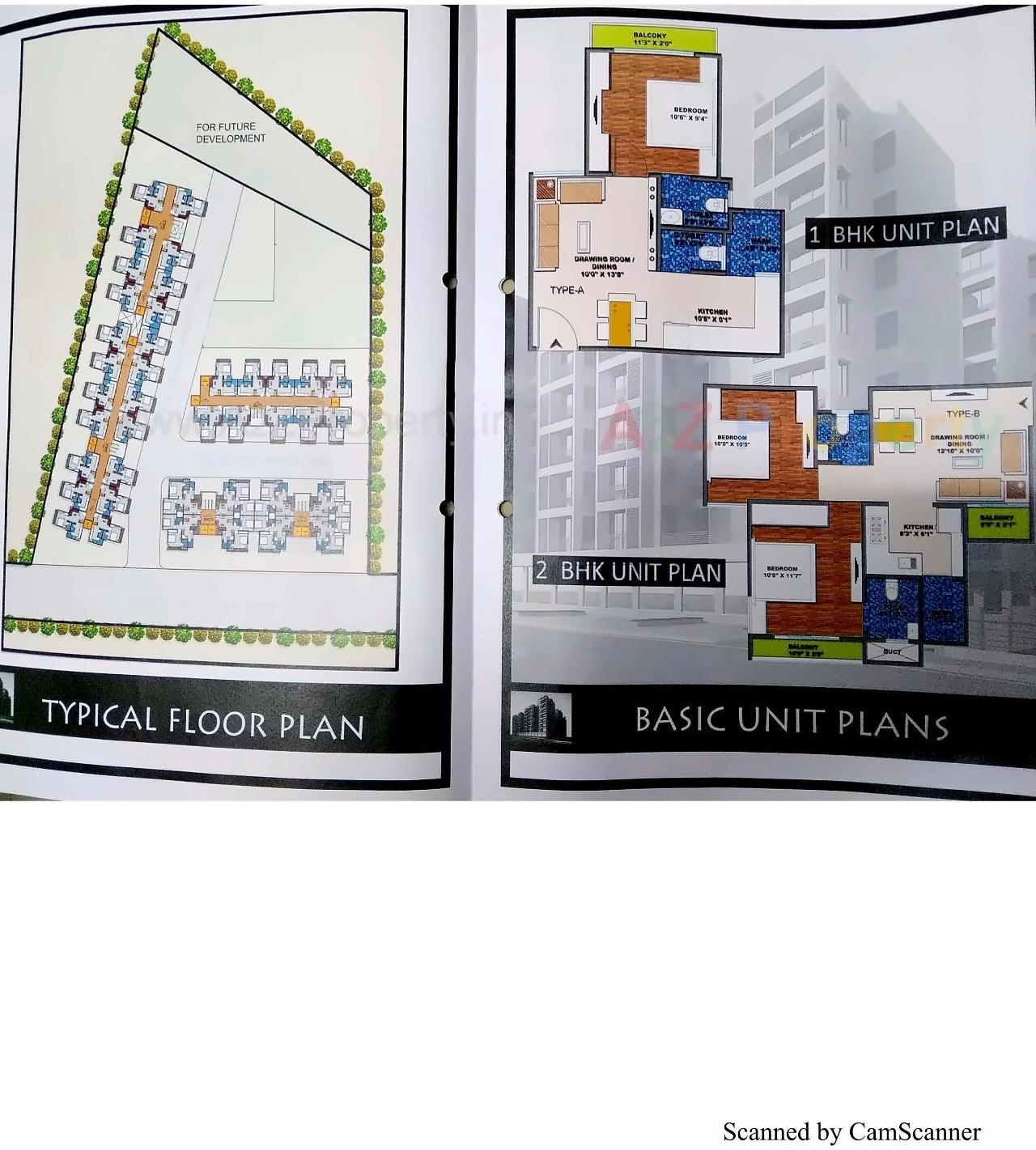 Layout of real estate project Shyam Heights located at Kalol, Gandhinagar, Gujarat