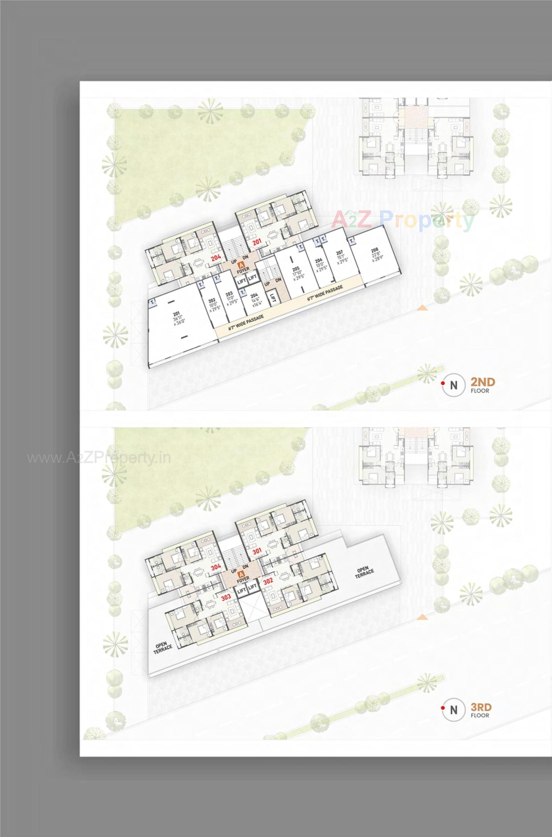 Layout of real estate project Shyam Heights located at –-sargasan, Gandhinagar, Gujarat