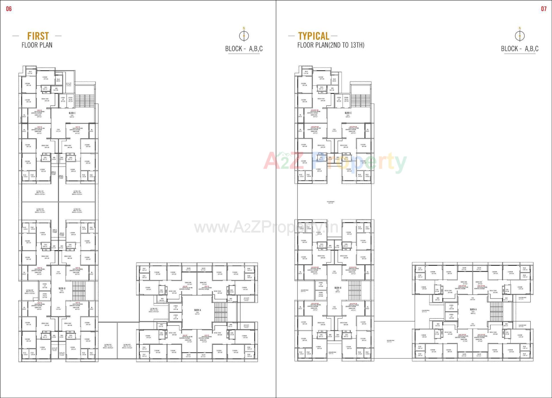 Layout of real estate project Shyam Soham located at Gandhinagar, Gandhinagar, Gujarat