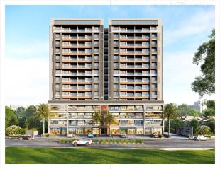 Elevation of real estate project Shyam Status located at Valad, Gandhinagar, Gujarat