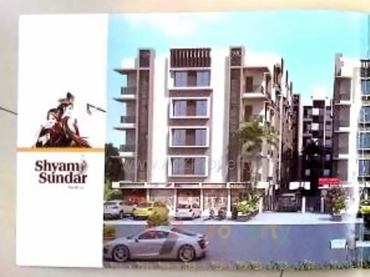 3D Elevation of real estate project Shyam Sundar Residency located at Borisana, Gandhinagar, Gujarat