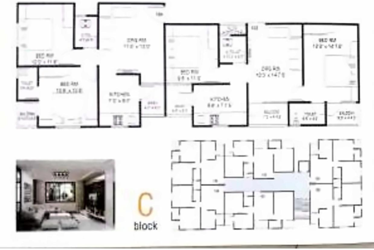Layout of real estate project Shyam Sundar Residency located at Borisana, Gandhinagar, Gujarat