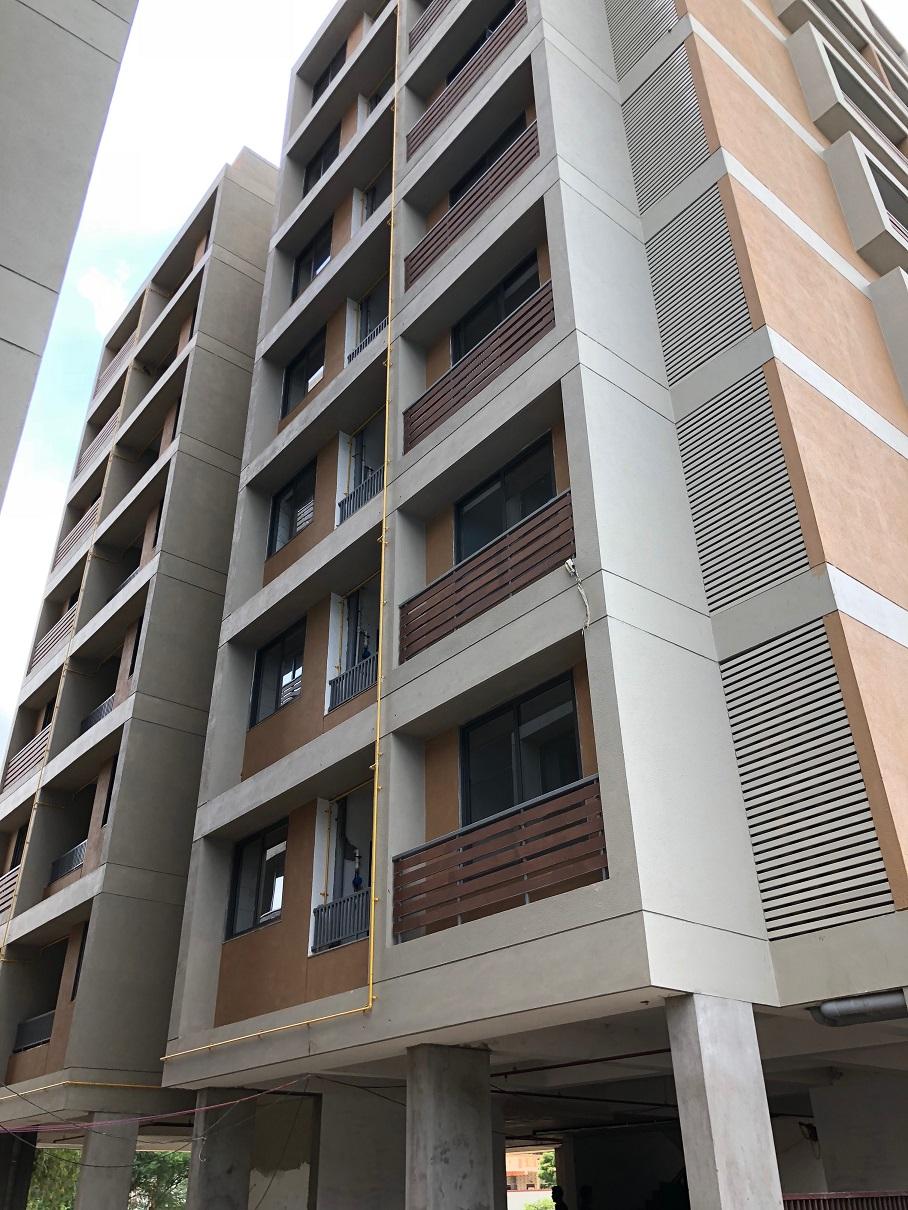 141191_const of real estate project Shyamved Sapphire located at Zundal, Gandhinagar, Gujarat