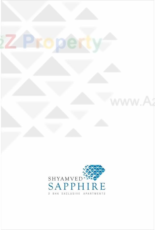  of real estate project Shyamved Sapphire located at Zundal, Gandhinagar, Gujarat