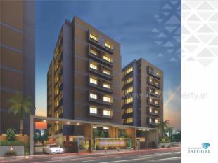 Elevation of real estate project Shyamved Sapphire located at Zundal, Gandhinagar, Gujarat