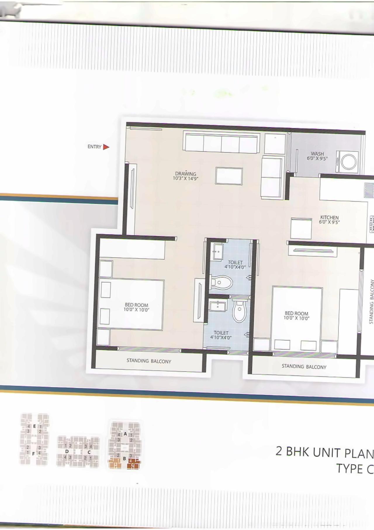 Layout of real estate project Siddharth Skyz located at Vavol, Gandhinagar, Gujarat