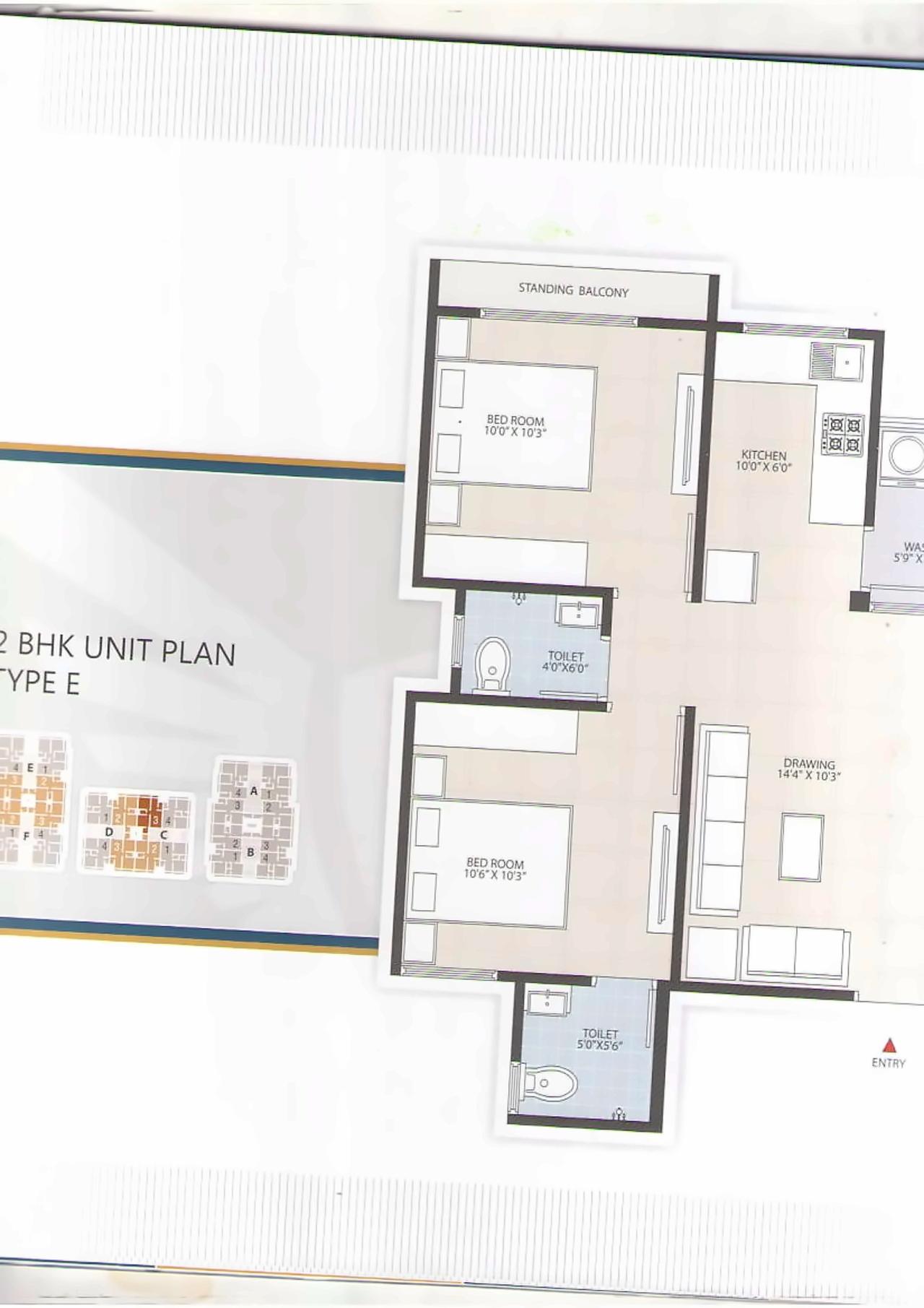 Layout of real estate project Siddharth Skyz located at Vavol, Gandhinagar, Gujarat
