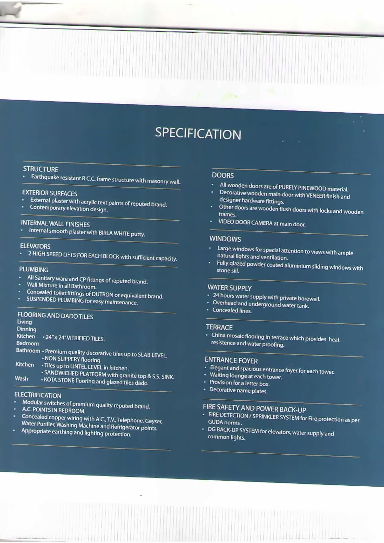 Project Specifications