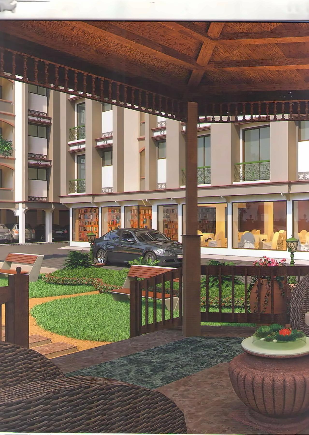 3D Elevation of real estate project Siddharth Skyz located at Vavol, Gandhinagar, Gujarat
