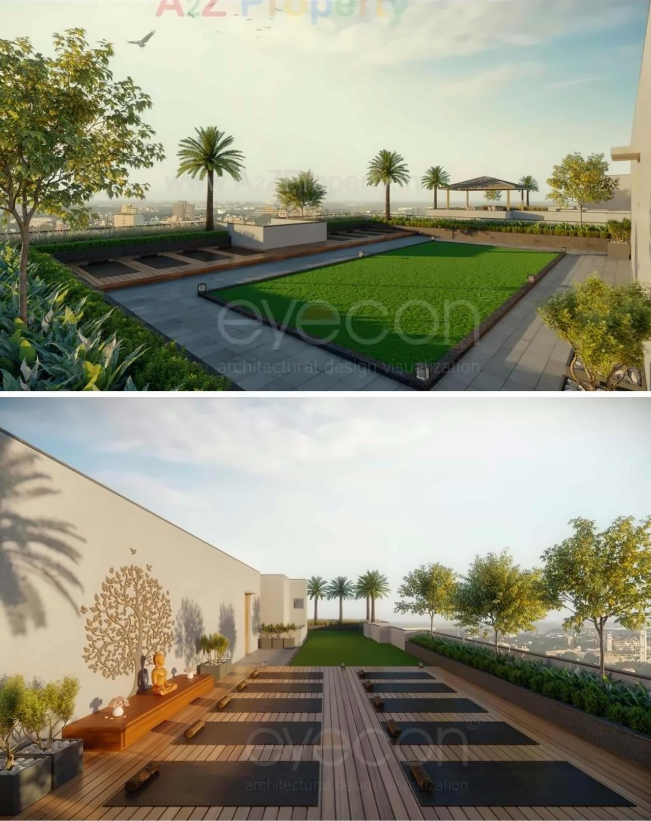 3D Elevation of real estate project Siddharth Xclusive located at Sargasan, Gandhinagar, Gujarat