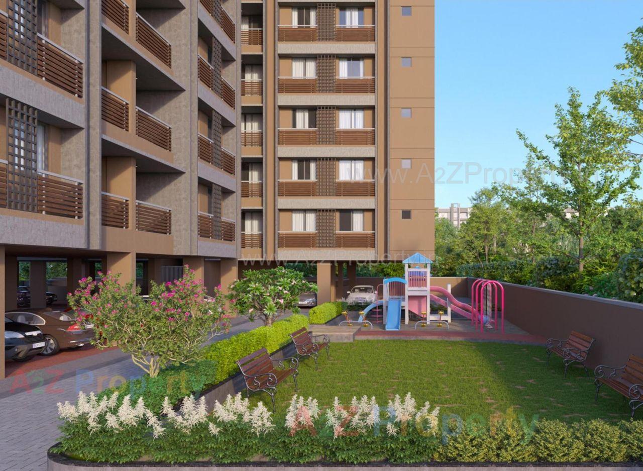 3D Elevation of real estate project Siddhi Life Style located at Saij, Gandhinagar, Gujarat