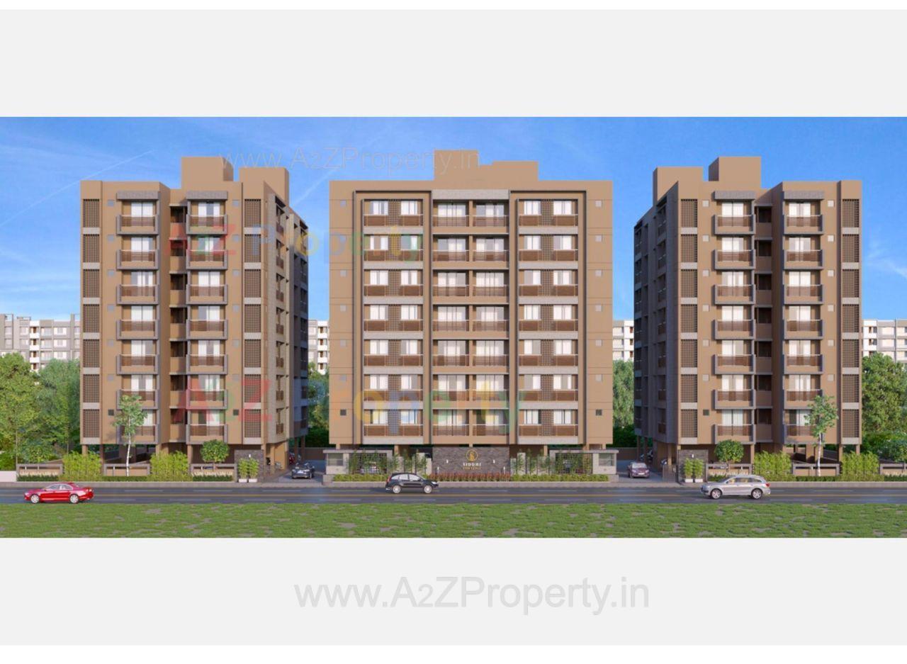 3D Elevation of real estate project Siddhi Life Style located at Saij, Gandhinagar, Gujarat