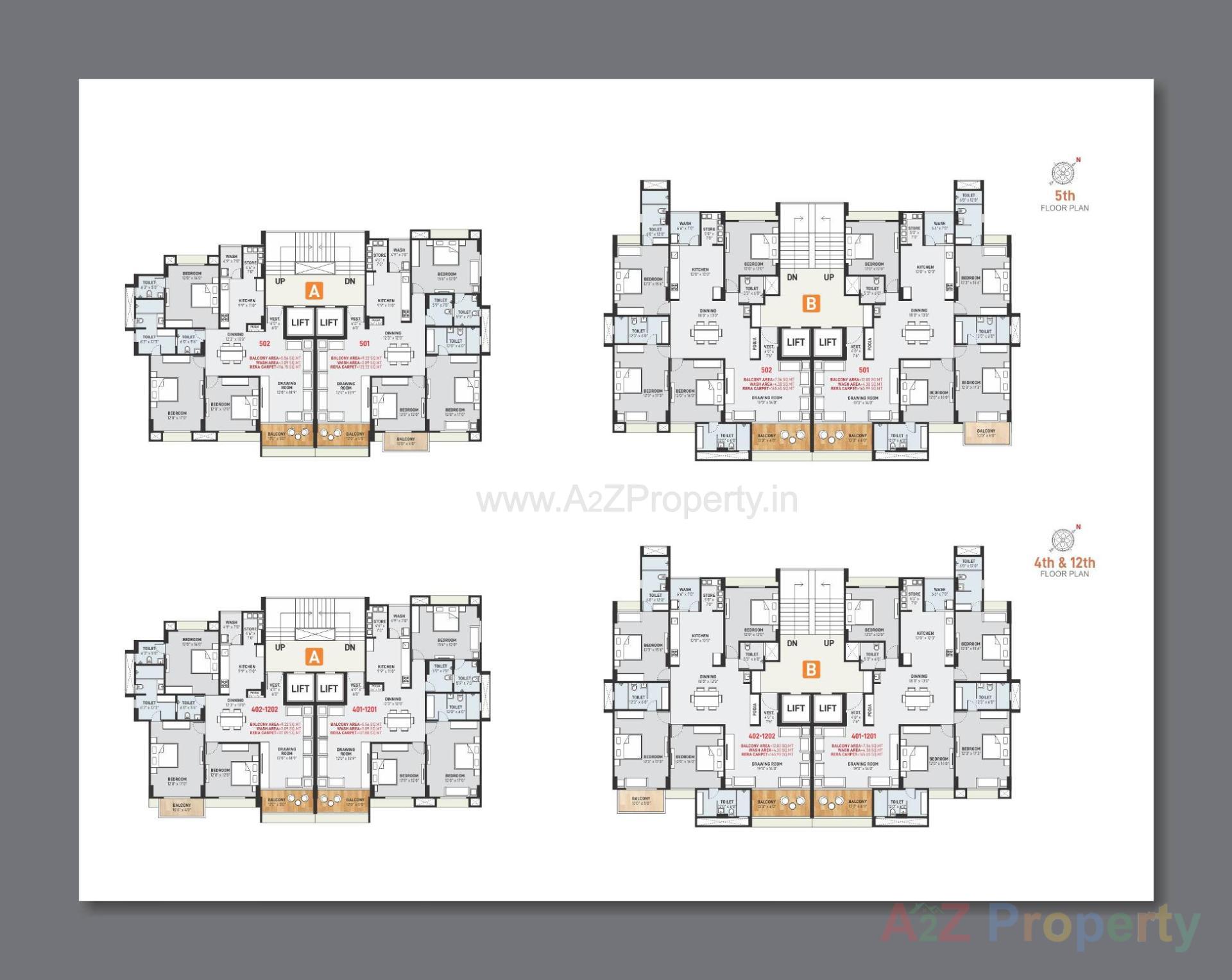 Layout of real estate project Siddhivinayak Signature located at Koteshwar, Gandhinagar, Gujarat