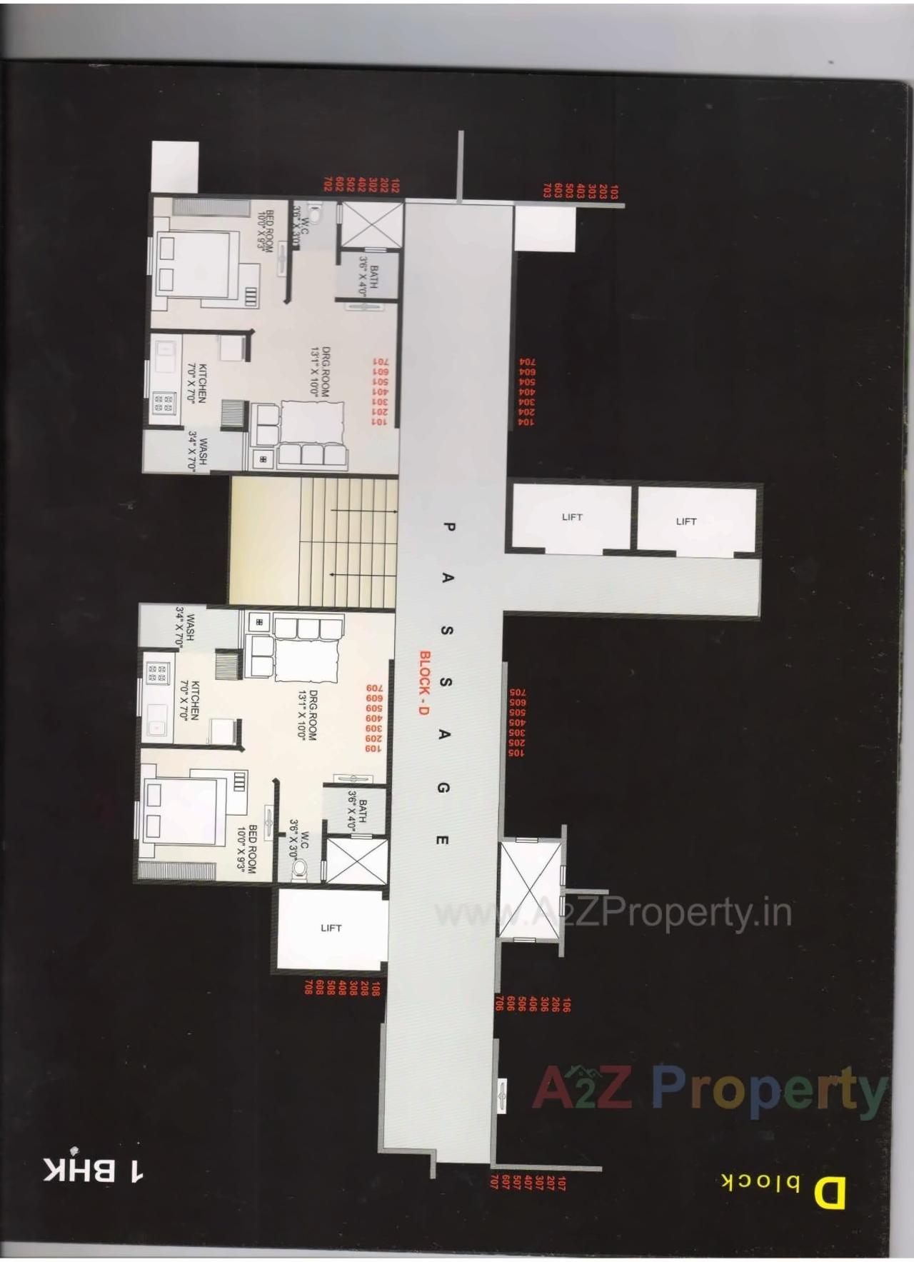 Layout of real estate project Siddhraj Homes located at Arsodiya, Gandhinagar, Gujarat