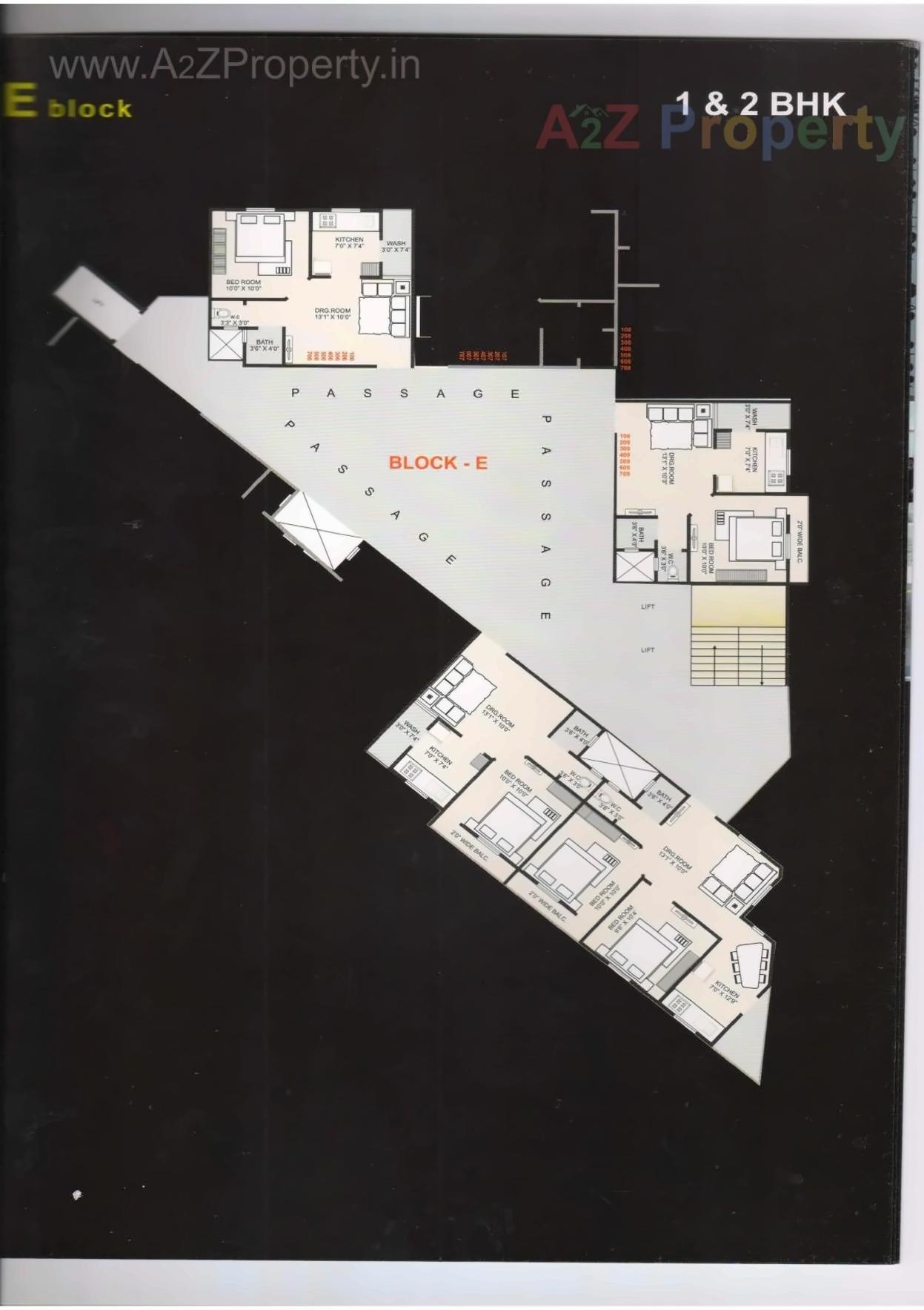 Layout of real estate project Siddhraj Homes located at Arsodiya, Gandhinagar, Gujarat