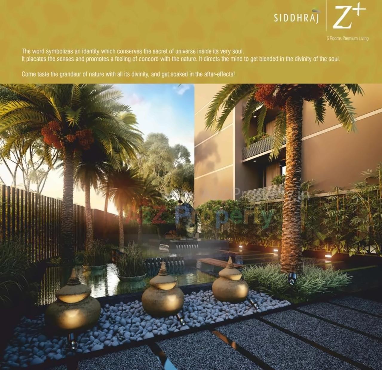 3D Elevation of real estate project Siddhraj Z+ located at Sargasan, Gandhinagar, Gujarat